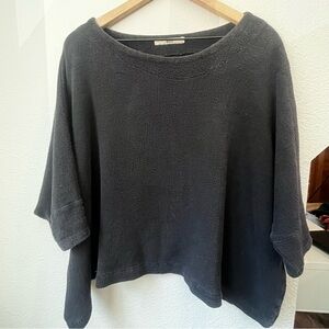 Uzi NYC Black cotton top